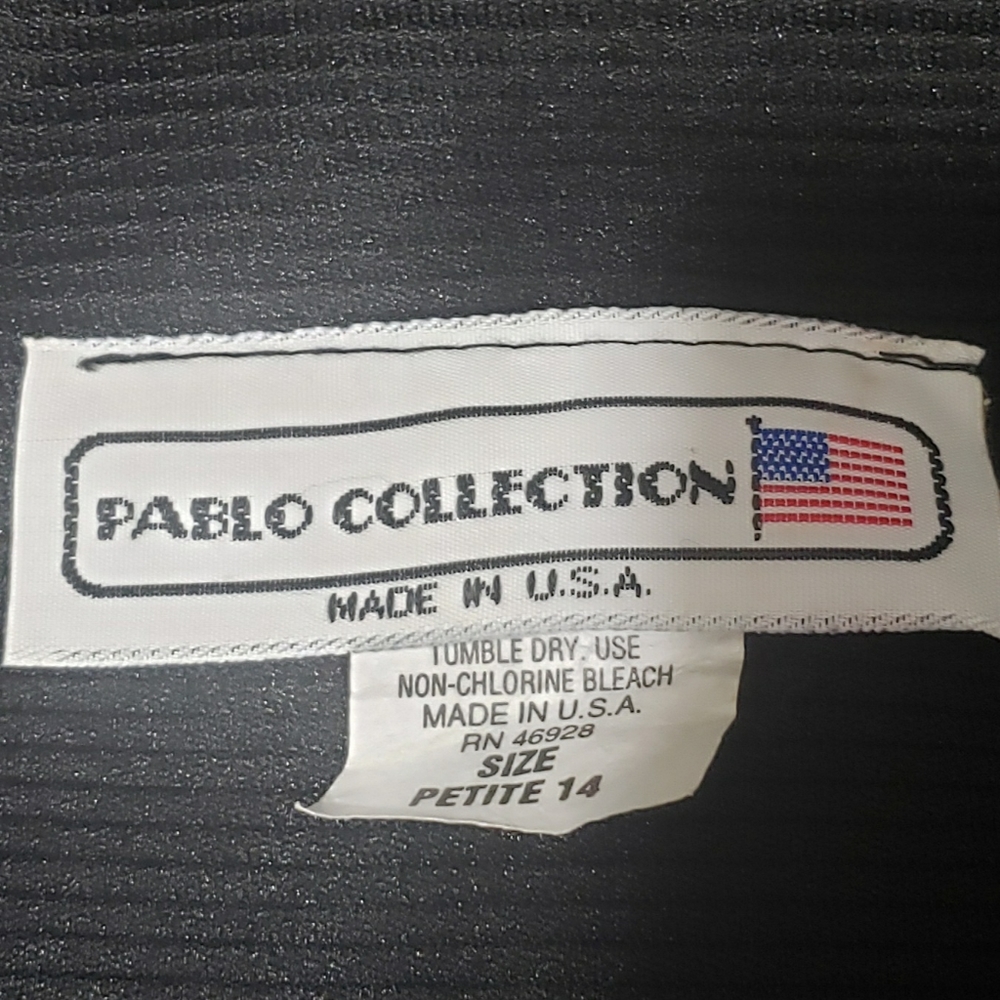 VTG NWT 80's Pablo Petites NY Sz 14P Leopard J… - Picture 4 of 16